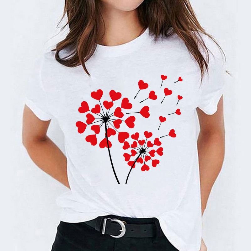 Mandy – T-shirt à Manches Courtes avec Motif Cartoon