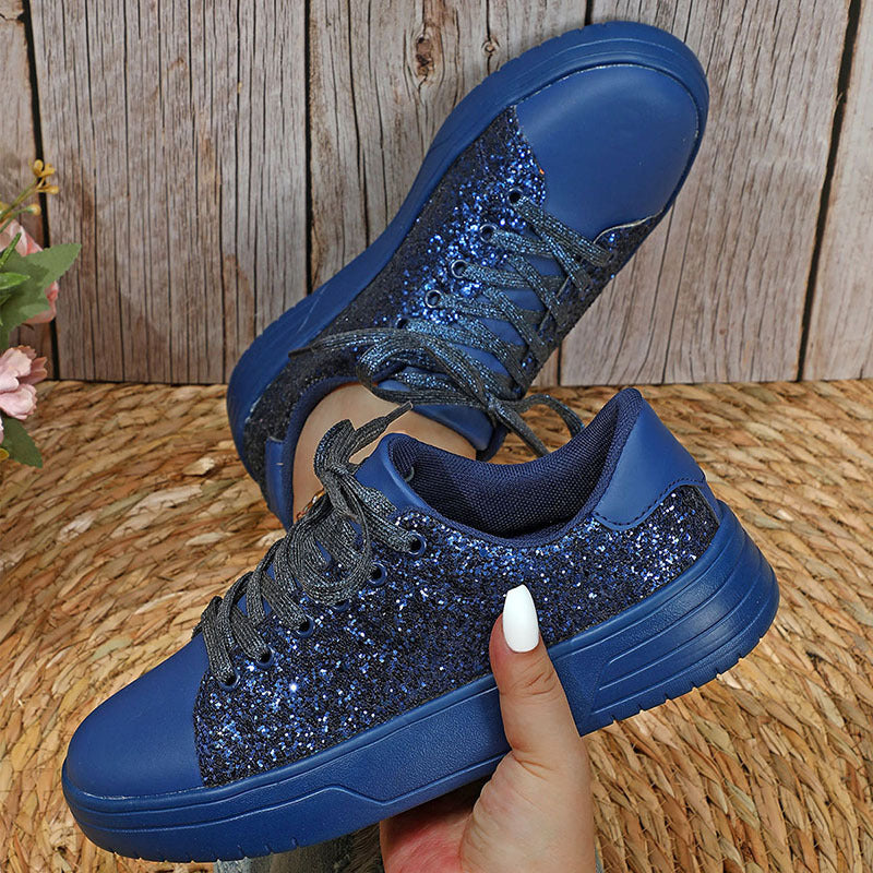 Alice – Chaussures de Sport Éclatantes pour Femmes avec Semelle Épaisse