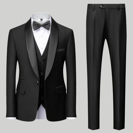 Ben – Costume trois pièces avec col fruité
