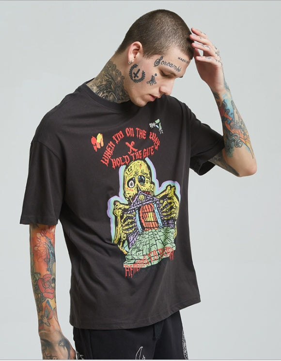 Scott – T-shirt à manches courtes avec franges