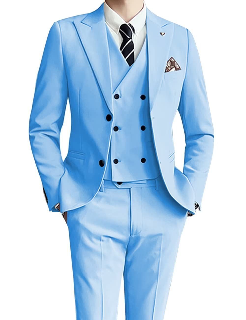 Callum – Costume trois pièces pour homme en coupe slim