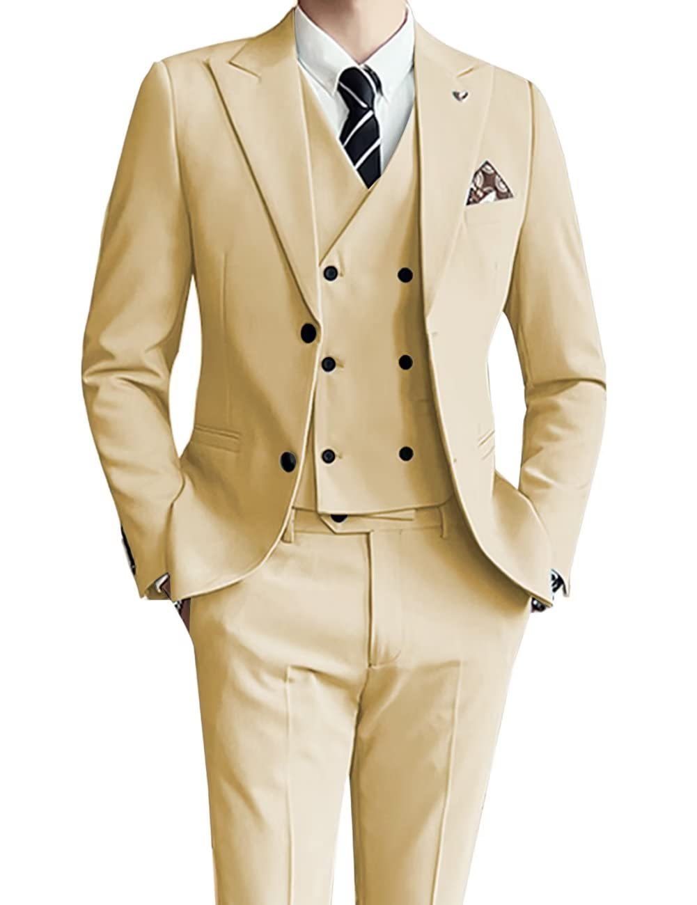 Callum – Costume trois pièces pour homme en coupe slim