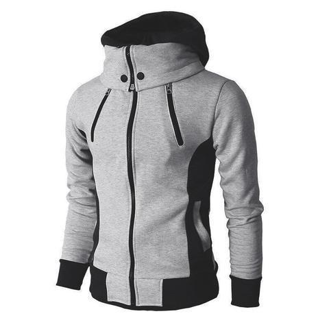 Ian – Veste Sportive pour Hommes à Capuche et Fermeture Éclair