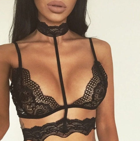 Lisa – Bustier en Dentelle avec Col