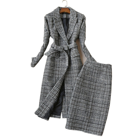 Nathaniel – Costume à Carreaux Gris