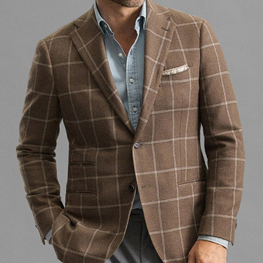 Felix – Blazer Rayé pour Homme en Coupe Slim