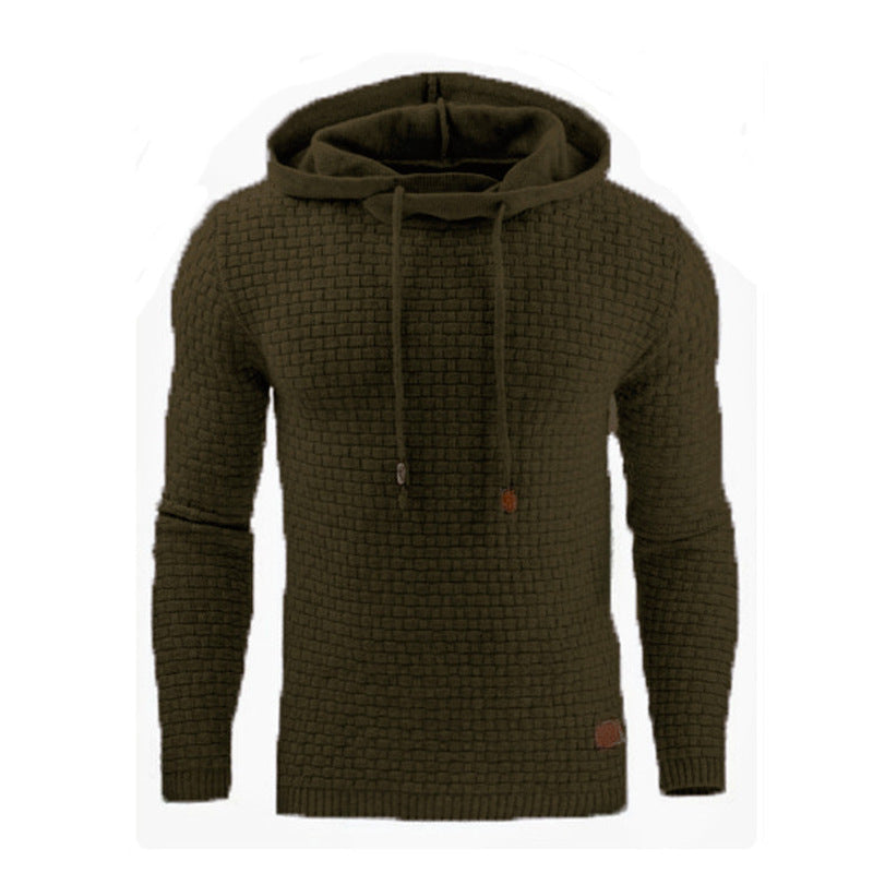 Stan – Sweatshirt à Capuche Jacquard pour Hommes