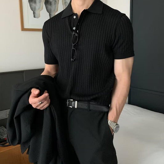Rod – Poloshirt en Coton Mélangé Style Coréen