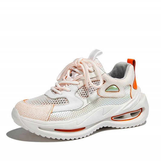Heidi – Baskets à Plateforme en Cuir Vegan pour Femmes