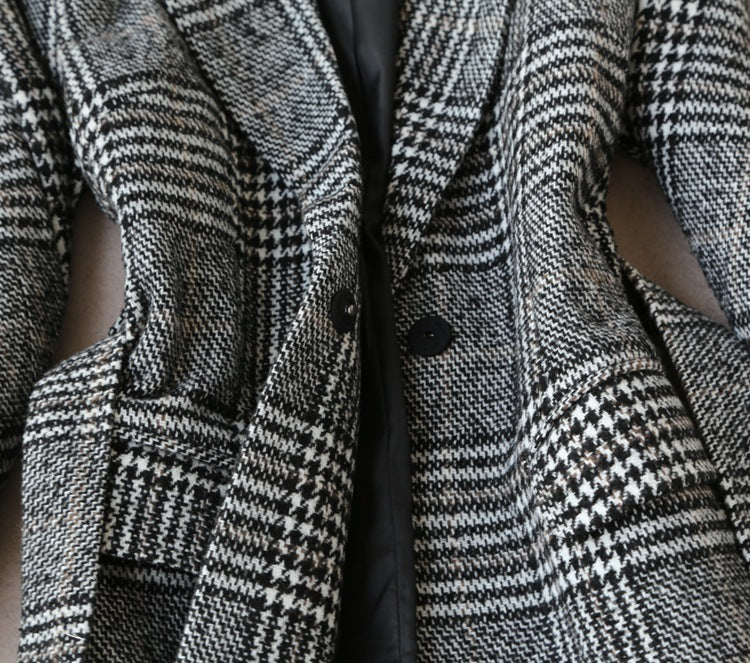 Nathaniel – Costume à Carreaux Gris