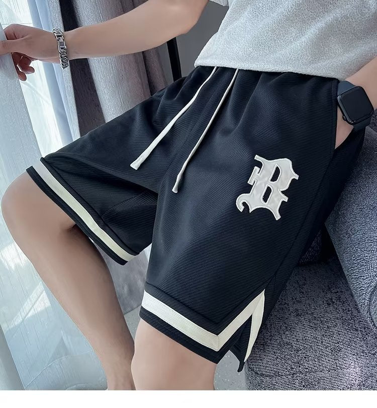 Joel – Sportliche Shorts mit weitem Bein und Kordelzug