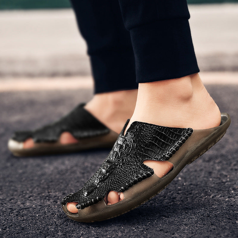 Giles – Mocassins décontractés à bout fermé avec design pieuvre pour hommes