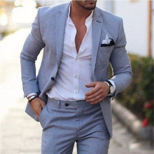 Charles – Costume Deux Pièces pour Homme en Grande Taille