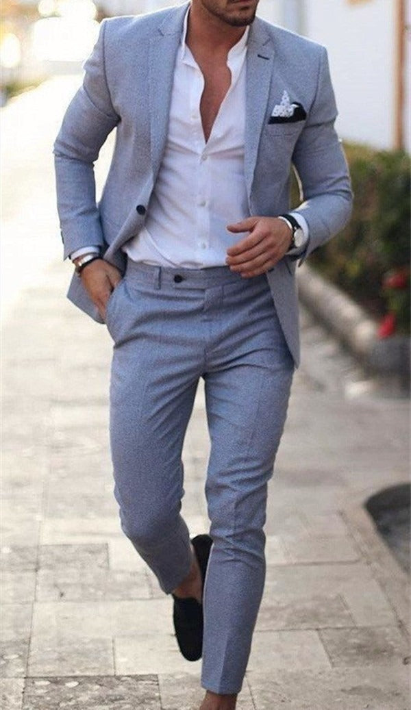 Charles – Costume Deux Pièces pour Homme en Grande Taille