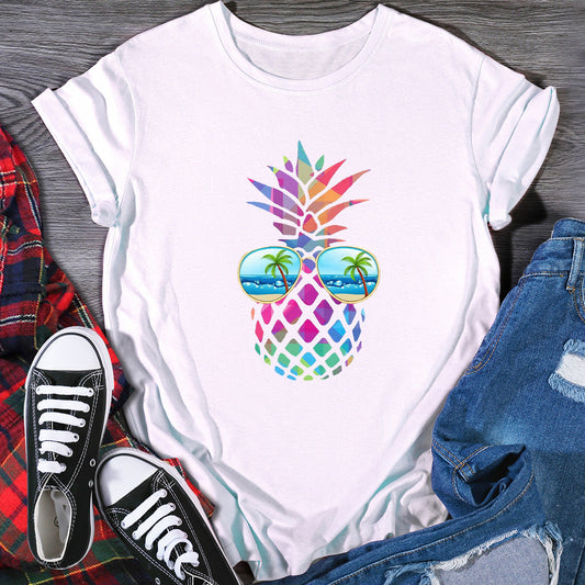 Lucy – T-shirt pour femmes avec design d'ananas yeux
