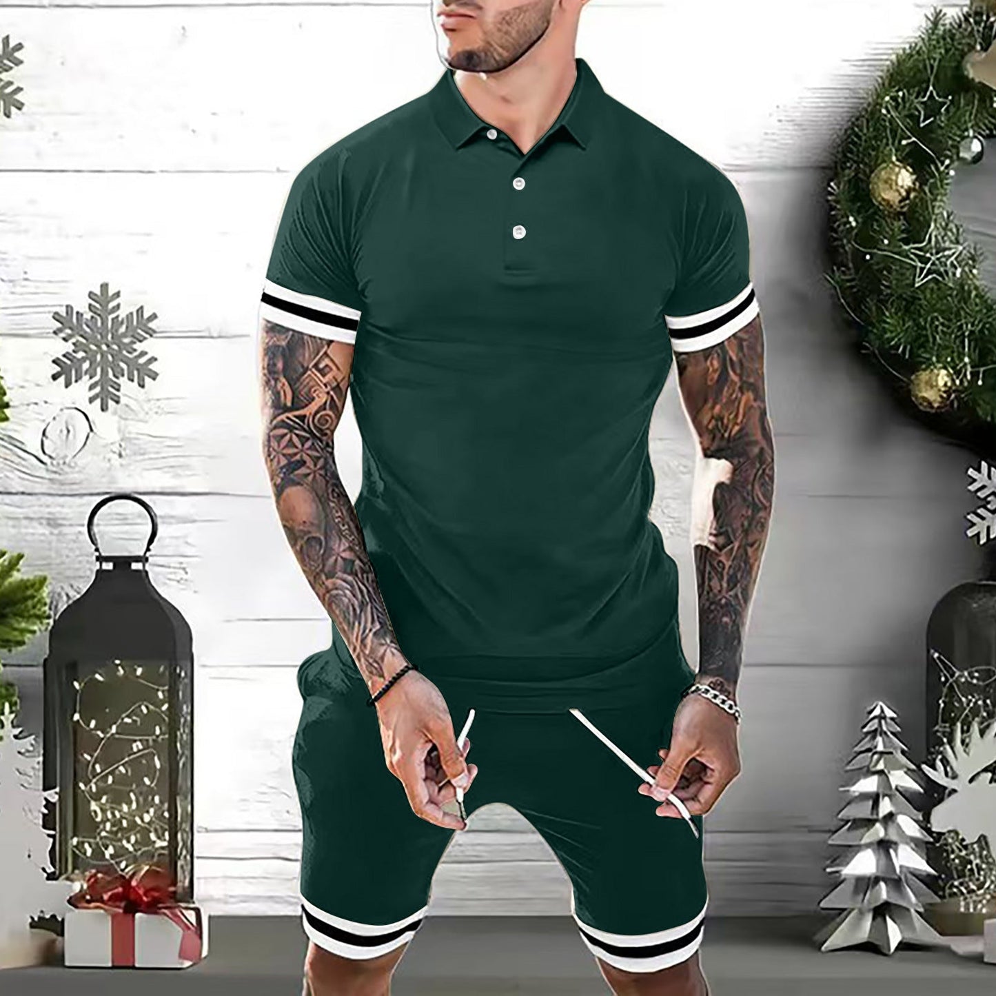 Dale – Ensemble de survêtement d'été pour homme en 2 pièces