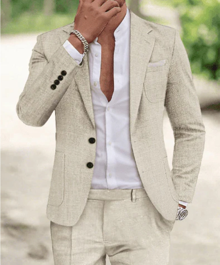 Matthew – Veste de costume à grandes poches avec deux boucles