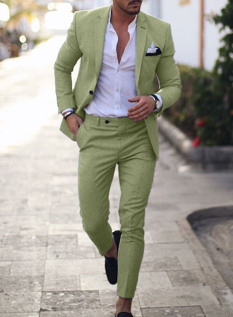 Charles – Costume Deux Pièces pour Homme en Grande Taille