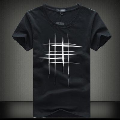 Leon – T-shirt en coton de qualité avec manches courtes
