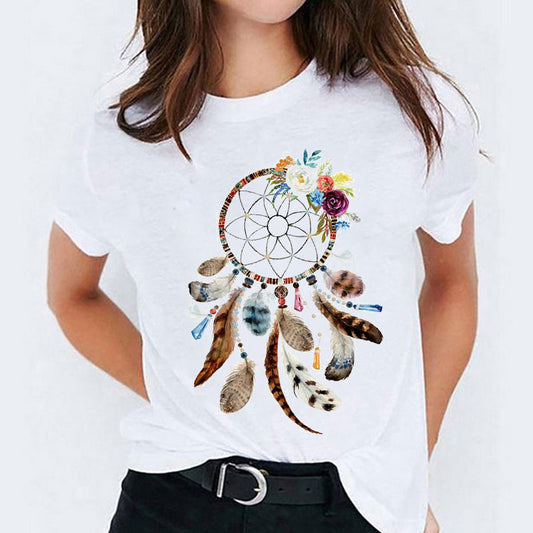 Mandy – T-shirt à Manches Courtes avec Motif Cartoon