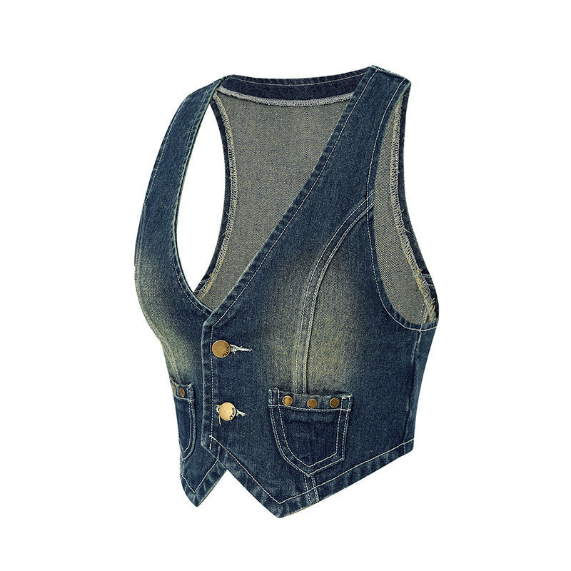 Diana – Veste en Jean Rétro pour Femme