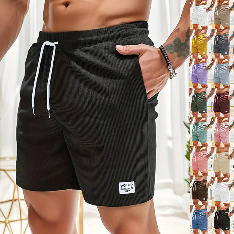 Caroline – Lässige Sommercordshorts mit Schnürung