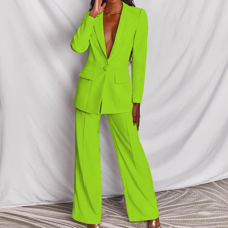 Deborah – Élégant Costume Femme à Manche Longue