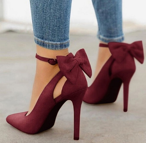 Lauren – Escarpins Hauts avec Nœud