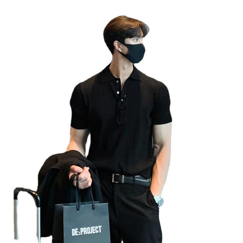 Rod – Poloshirt en Coton Mélangé Style Coréen