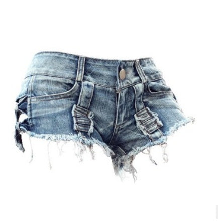 Ann – Sexy Short en Jean d'Été Taille Basse
