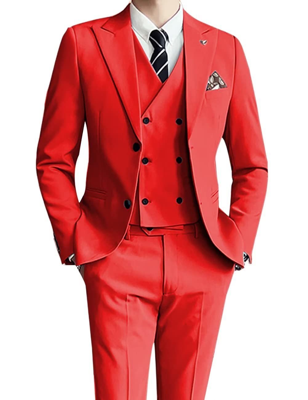Callum – Costume trois pièces pour homme en coupe slim