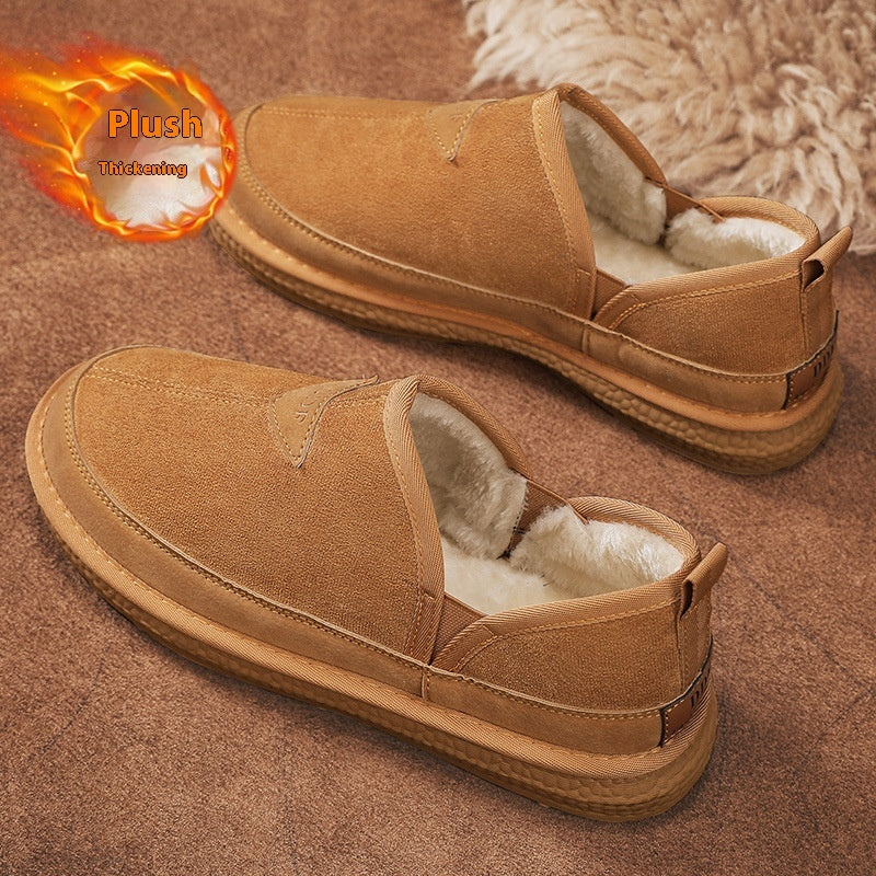 Calvin – Bottes d'hiver pour hommes en suédine vegan premium