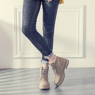 Imogen – Bottes Martin avec Plus-Velours pour Femmes