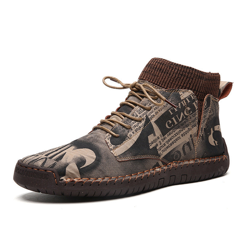 Albert – Sneakers à chaussettes hautes pour hommes