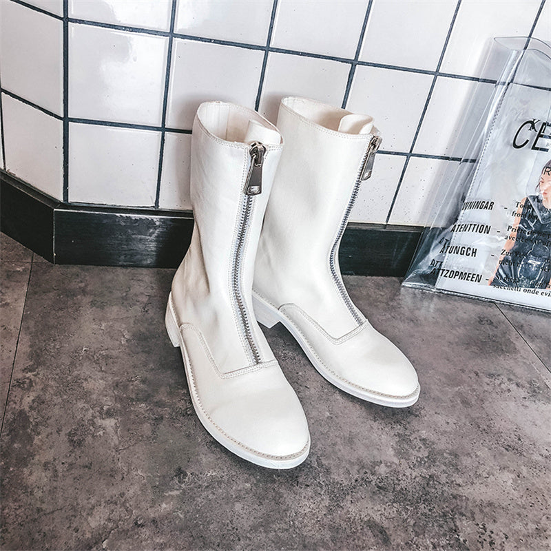 Laura – Bottes Martin inversées style rétro pour femmes