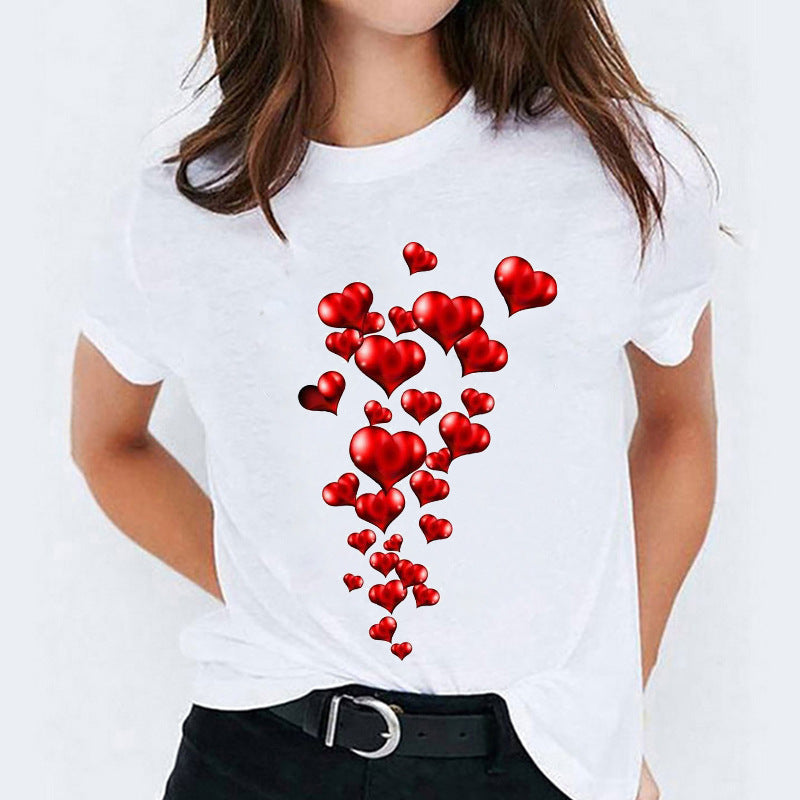Mandy – T-shirt à Manches Courtes avec Motif Cartoon