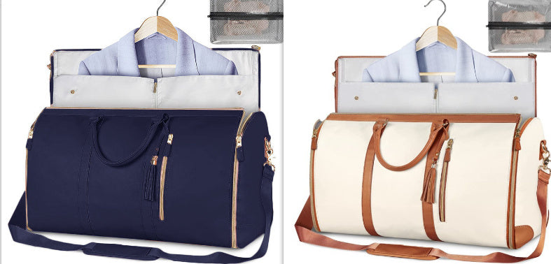 Emma – Grande Capacité Sac de Voyage Duffle pour Femmes, Sac à Costume Pliable, Imperméable
