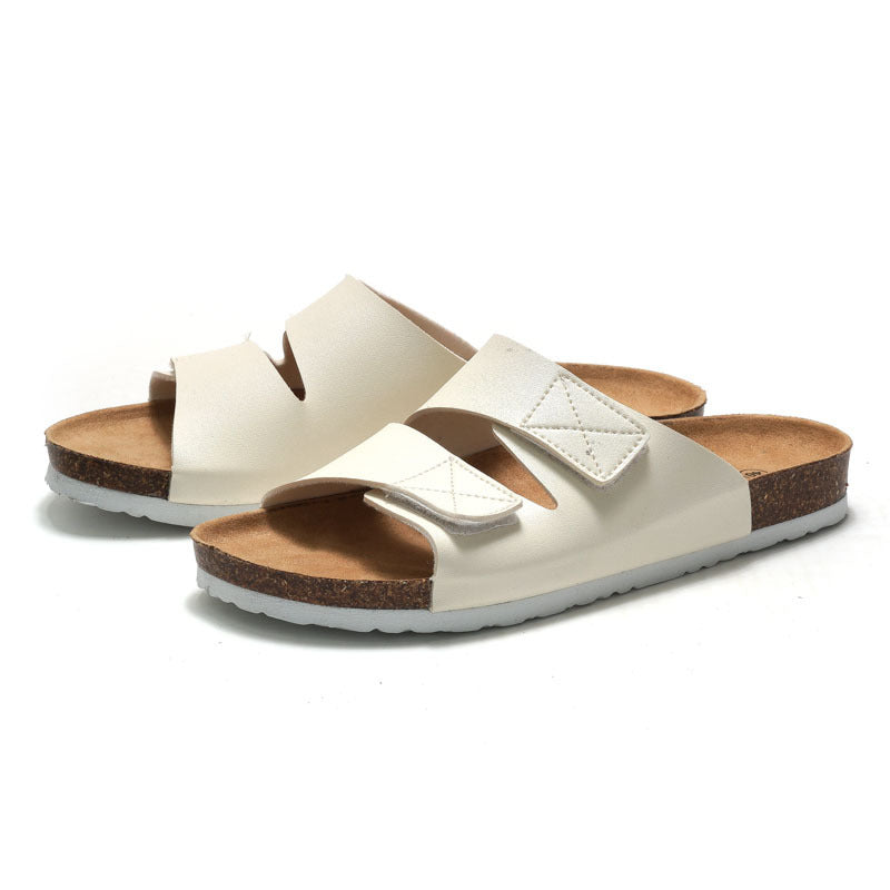 Norman – Sandales en liège avec fermeture velcro