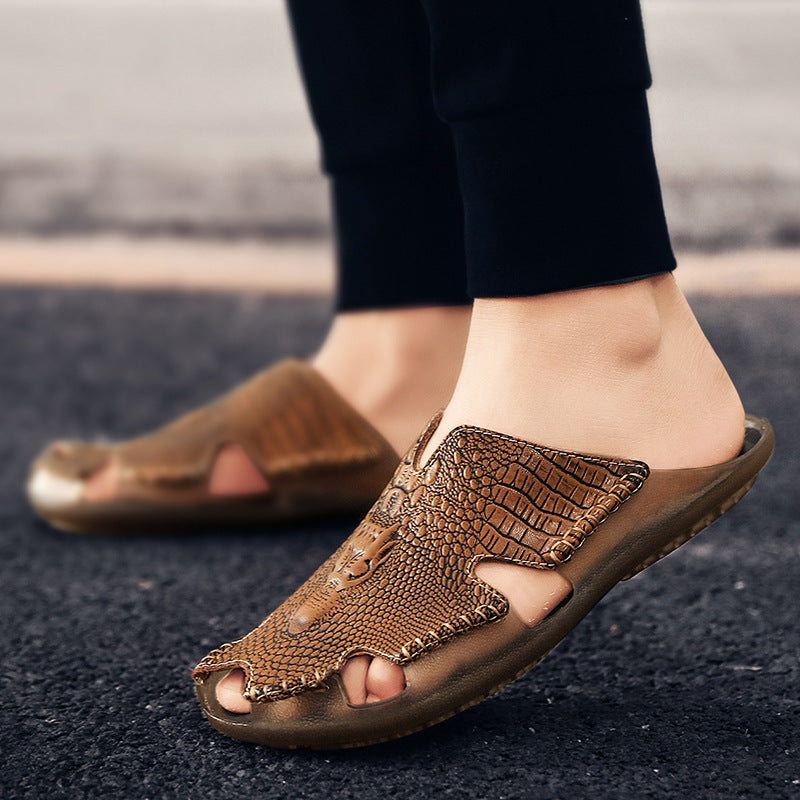 Giles – Mocassins décontractés à bout fermé avec design pieuvre pour hommes