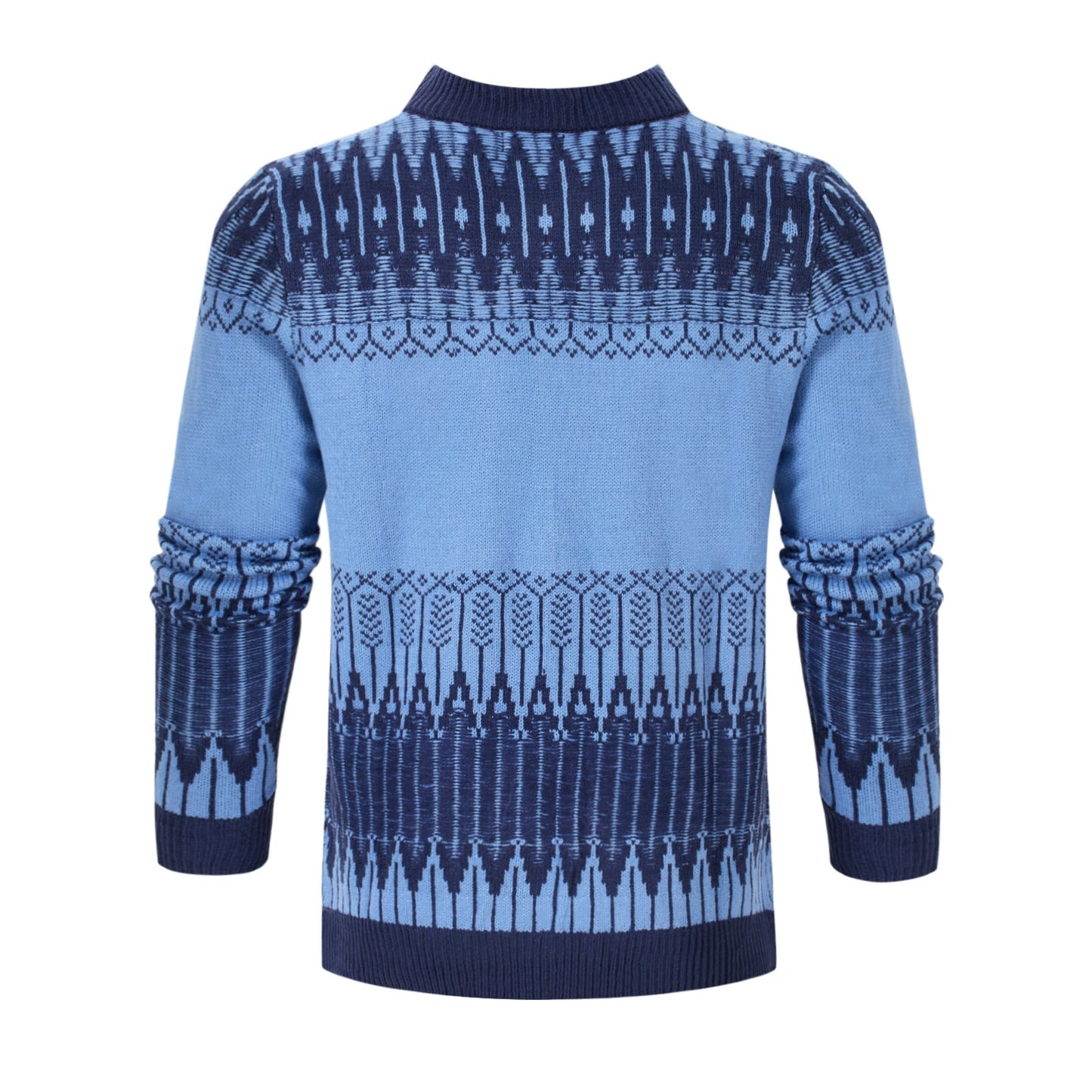 Danny – Unisex Pulli mit Fair Isle Muster und langen Ärmeln
