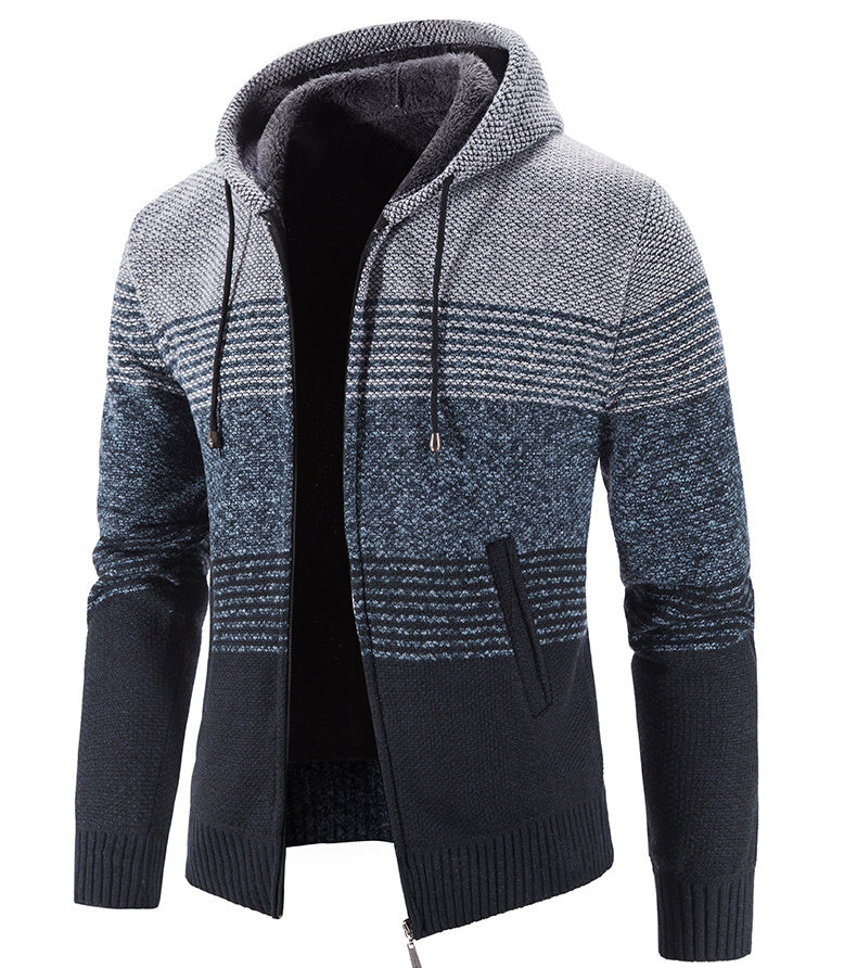 Dominic – Épaisse Veste à Capuche en Polaire