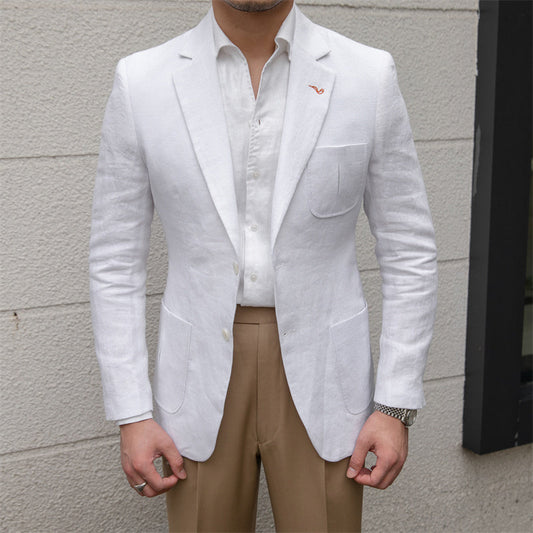 James – Veste Légère en Lin Respirante