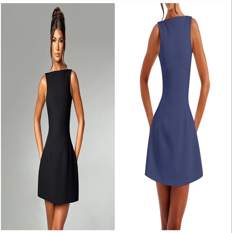 Alice – Robe Dos Nu Slim-Fit Sexy pour l'Été