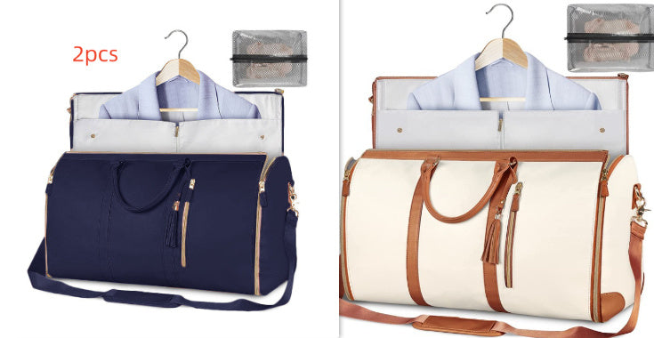 Emma – Grande Capacité Sac de Voyage Duffle pour Femmes, Sac à Costume Pliable, Imperméable