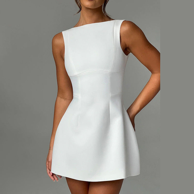 Alice – Robe Dos Nu Slim-Fit Sexy pour l'Été