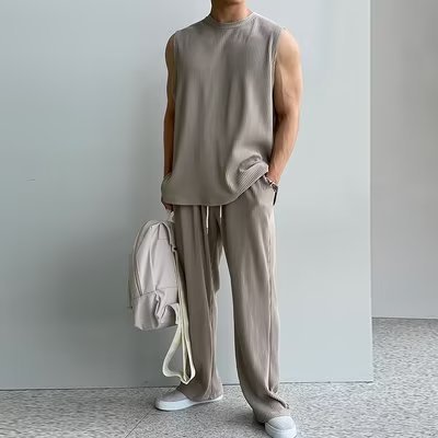 George – Ensemble de débardeurs sportifs pour hommes pour l'été