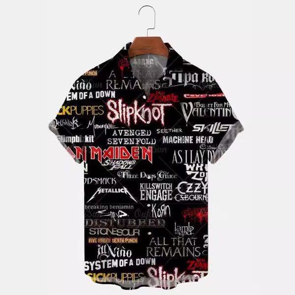 Joe – Chemise Hawaïenne Imprimée 3D Été Décontractée pour Homme