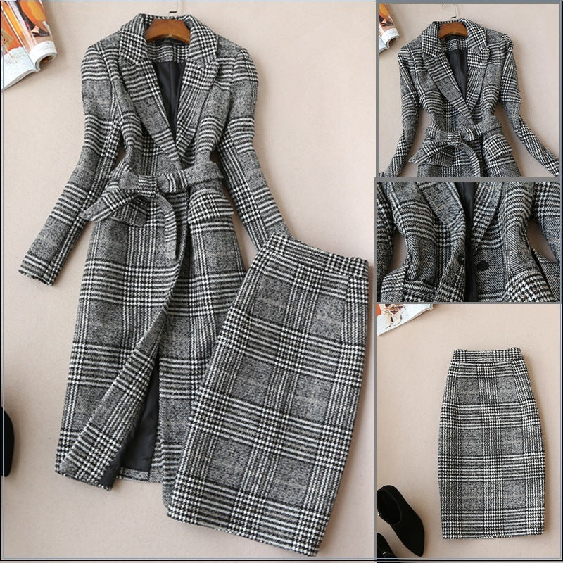 Nathaniel – Costume à Carreaux Gris