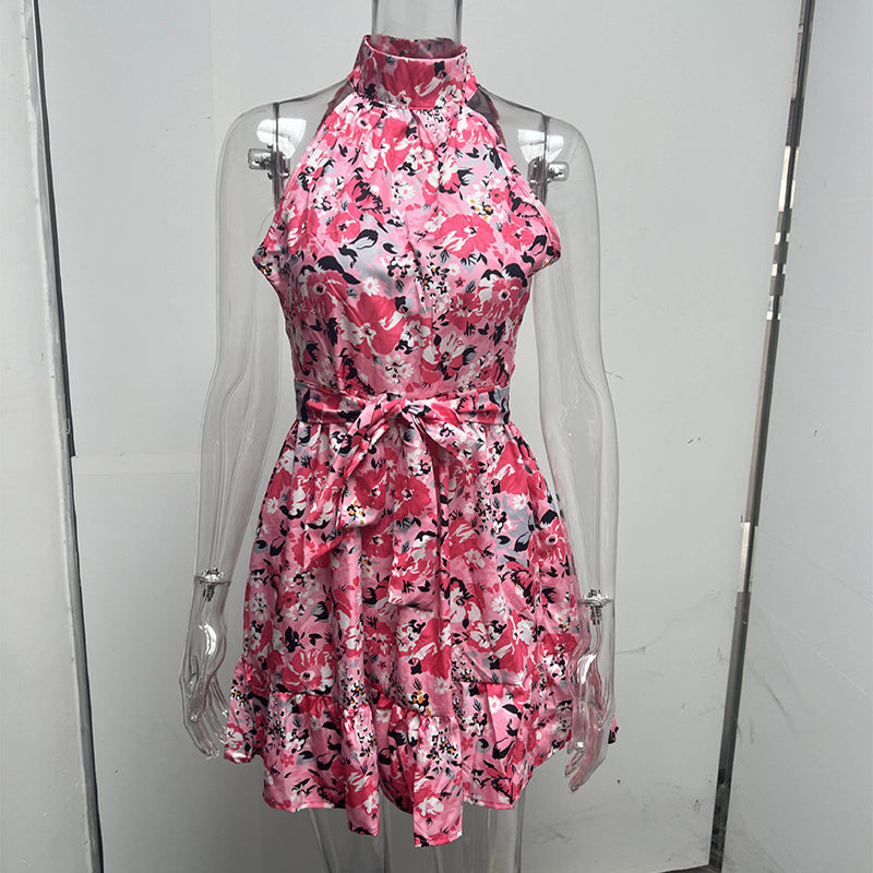 Phoebe – Robe d'été à motif floral avec volant