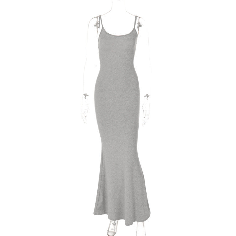 Sharon – Robe Longue Étroite Sans Bretelles Sexy pour Femmes